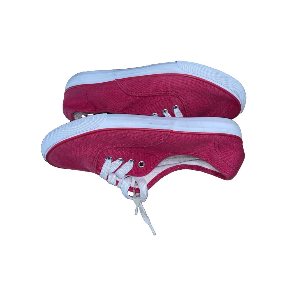 US Sports Denim Sneakers Women 7 Retro Pink Lace Up Shoes No Laces. New Sneakers - Picture 5 of 5